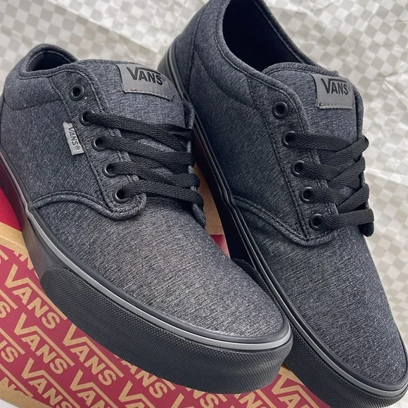 Vans Men’s Sneakers Canvas Upper Atwood
(Varsity Textile) Black/Pewt
VN0A45J9VEJ - Picture 6 of 16